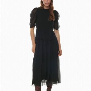 Aritzia Wilfred Parlour dress in black